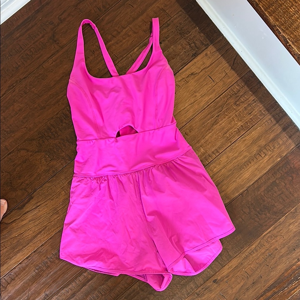 Pink Athletic Romper
